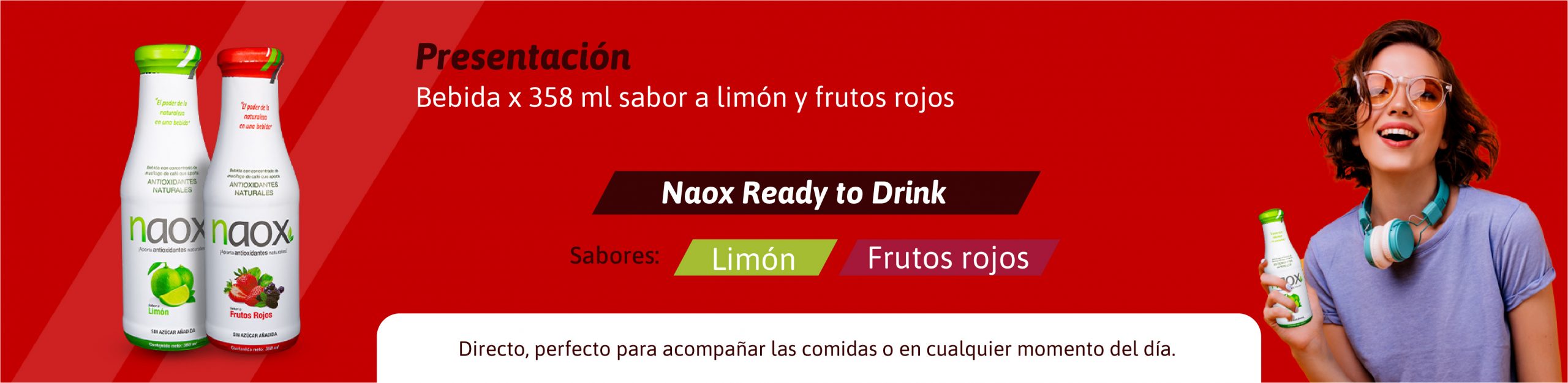 Naox Botella, bebida antioxidante saludable
